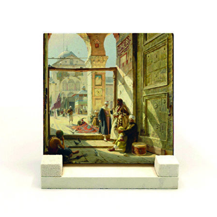 Emevi Camii KapısıBaskılı Doğaltaş Masaüstlük