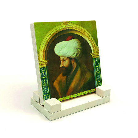 Fatih Sultan MehmetBaskılı Doğaltaş Masaüstlük