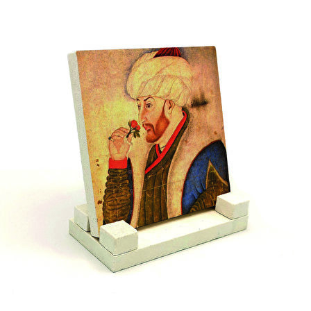 Fatih Sultan MehmetBaskılı Doğaltaş Masaüstlük