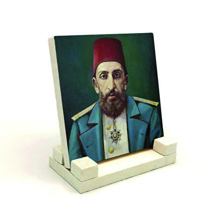 2. Abdülhamid Baskılı Doğaltaş Masaüstlük