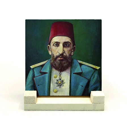 2. Abdülhamid Baskılı Doğaltaş Masaüstlük