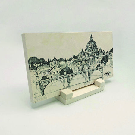 İtalyaBaskılı Doğaltaş Masaüstlük