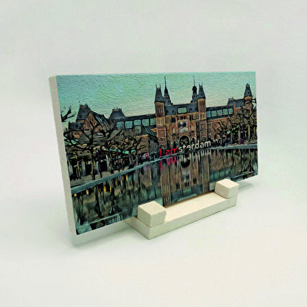 HollandaBaskılı Doğaltaş Masaüstlük