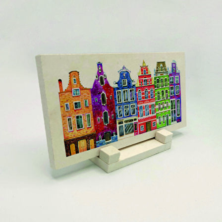 HollandaBaskılı Doğaltaş Masaüstlük