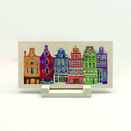 HollandaBaskılı Doğaltaş Masaüstlük