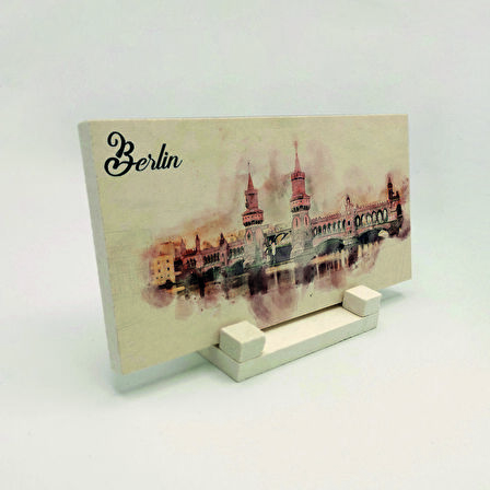 BerlinBaskılı Doğaltaş Masaüstlük