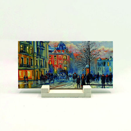 UkraynaBaskılı Doğaltaş Masaüstlük