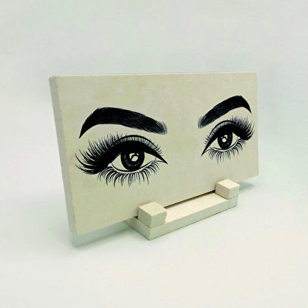 Arap KadınBaskılı Doğaltaş Masaüstlük