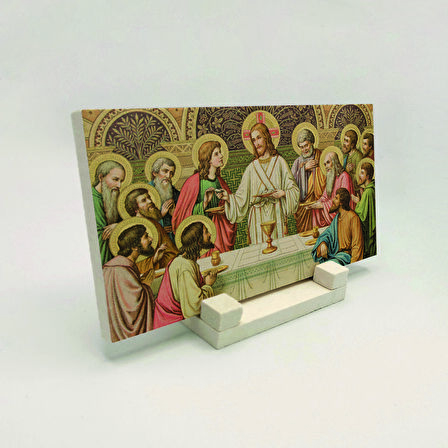 Eucharist (Rabbin Sofrası)Baskılı Doğaltaş Masaüstlük