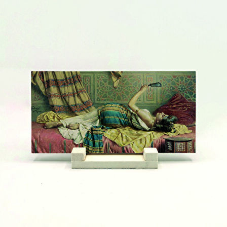 Francesco Ballesio (1860-1923)Baskılı Doğaltaş Masaüstlük