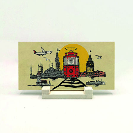 İstanbulBaskılı Doğaltaş Masaüstlük