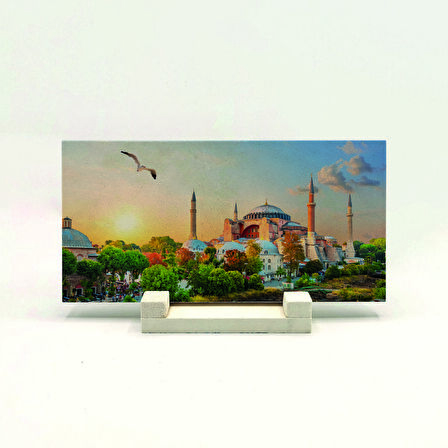 AyasofyaBaskılı Doğaltaş Masaüstlük