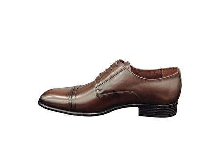 Slope 048395M İç Dış Hakiki Dana Derisi 3 cm Kalın Topuklu Günlük Erkek Klasik Ayakkabı