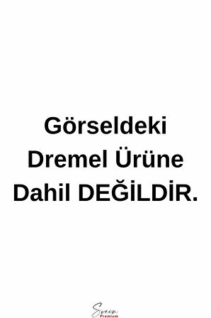 Hobi Gravür Dremel Taşlama Ucu Mini Metal Ahşap Oyma Seti Parlatma Çapak Alma 10 Parça Matkap Uyumlu