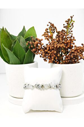 Aytaşı Kırık Taş Örme Bileklik Plus