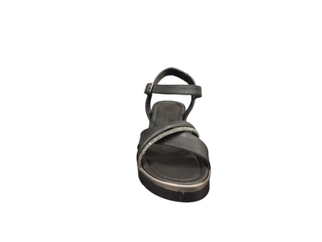 Taşçı Ayakkabı Ventes 5812004Z Kadın Günlük Taş İşlemeli 4 cm Topuk Boyu Tek Bant Sandalet