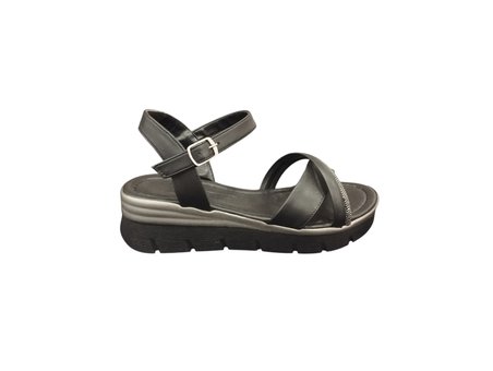 Taşçı Ayakkabı Ventes 5812004Z Kadın Günlük Taş İşlemeli 4 cm Topuk Boyu Tek Bant Sandalet