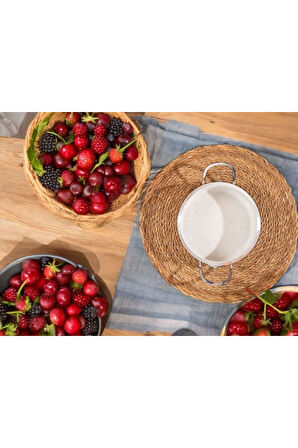 Bta Home Granit Yapışmaz Taban Ikili Tava Seti Beyaz Yumurta Spatulası