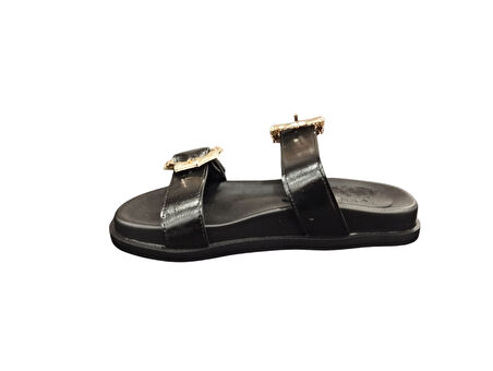 Ventes 519349Z Taş Tokalı Havuz Taban Ayarlanabilir Bantlı Günlük Şık Kadın Terlik