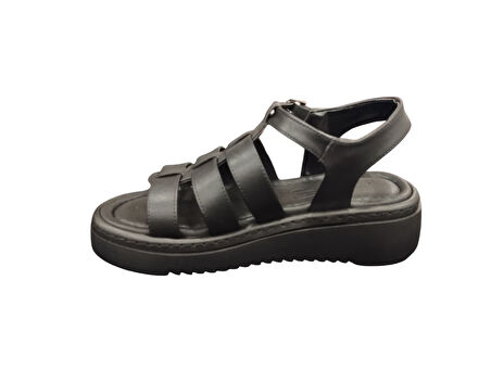 Ventes Önü Açık Tek Bantlı Günlük Kadın Sandalet