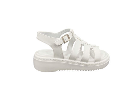 Ventes Önü Açık Tek Bantlı Günlük Kadın Sandalet