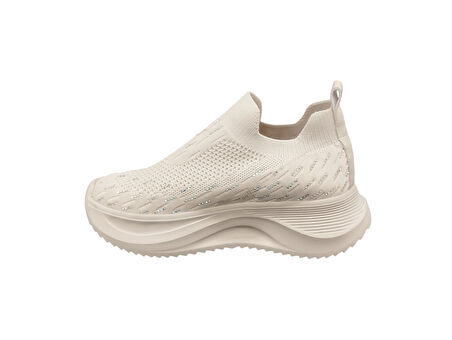 Ventes 679707Z Memory Foam Ortopedik Taban Günlük Kadın Triko Sneaker Ayakkabı