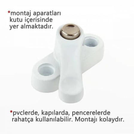 Pvc Kapı Pencere Emniyet Kilidi   Düğmeli Pimapen Kilidi  ÇELİK
