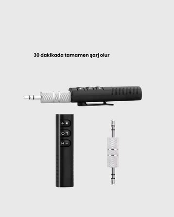 Mini Bluetooth Ses Adaptörü – Hoparlör, Araç Rasu ve Kulaklık İçin