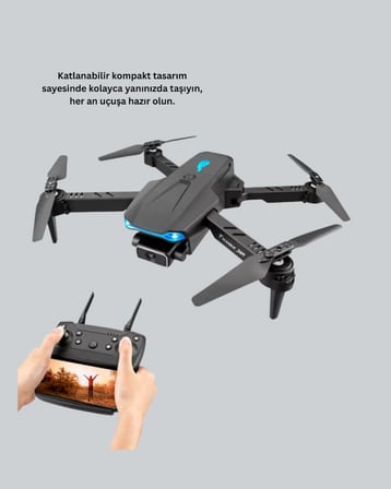 Uzaktan Kumandalı Katlanabilir Drone Yörünge Uçuşu ve Eve Dönüş Özellikli