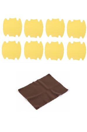 9lu Set Araba Kapı Kolu Koruyucu Çizilme Önleyici faf Sticker Film Koruma Seti