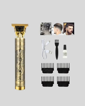 T lı Profesyonel Çizik Tıraş Makinesi Seti – 120 Da Kullanım, Şarjlı & Kablolu