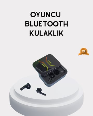 Bluetooth 5.3 Kulaklık – Kablolu & Kablosuz Kullanım, 2000 mAh Powerbank, 4 Saat Ksiz Müzik