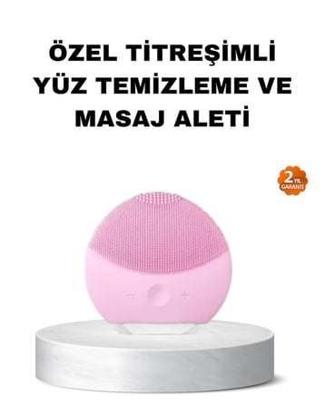 Silikon Yüz Temizleme ve Masaj Ai – Su Geçirmez, Taşınabilir ve Cilt Dostu