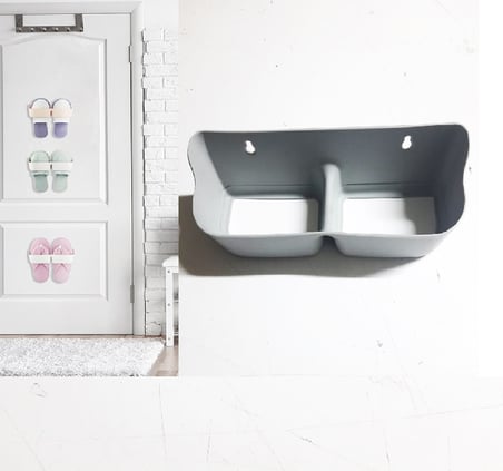 3 Adet Banyo Terlik Tutucu  Kapı Arkası Pratik Raf  Terlik Tutucu