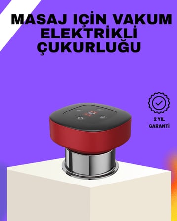 Vakumlu Masaj Ai Çok Kademeli Emme Isıtmalı Ev Tipi Terapi