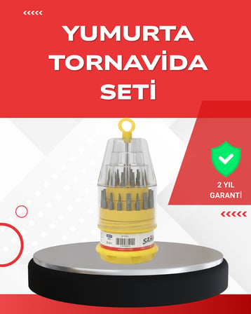 Hassas Tornavida Seti Kaymaz Saplı Elektronik Onarım Seti