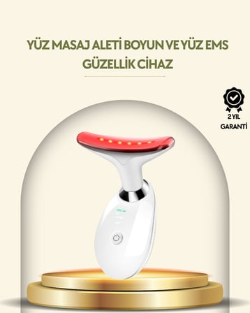 Kompakt ve Taşınabilir Cilt Bakım Cihazı – 3 Fonksiyonlu, USB Şarjlı, LED Işıklı Güzellik Ai