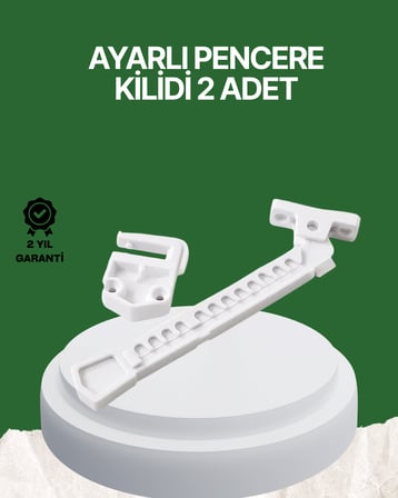 Pencere Güvenlik Kilidi Açılma Sınırlayıcı Aparat 2 Adet