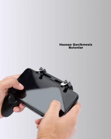 PUBG Mobile Uyumlu Joystick ve Parmak Tetikli Oyun Gamepadi