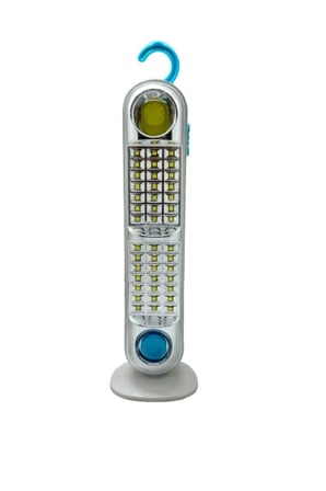 V005 42 Ledli+Fener Solar Güneş Panelli Ultra Güçlü Ledli Şarjlı Işıldak