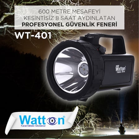 Güvenlik Feneri 30 W Kuvvetinde Wt401