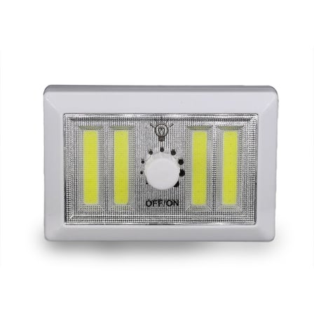 4 Ledli Pilli Led Lamba Güç Ayarlı Led Portatif Lamba Led Işık  Mıknatıslı Yapışkanlı