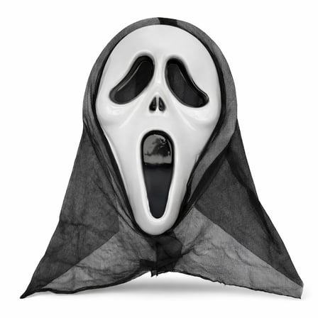 Kapşonlu Çığlık Maskesi Scream Maskesi  Haya Maskesi 33x21 cm