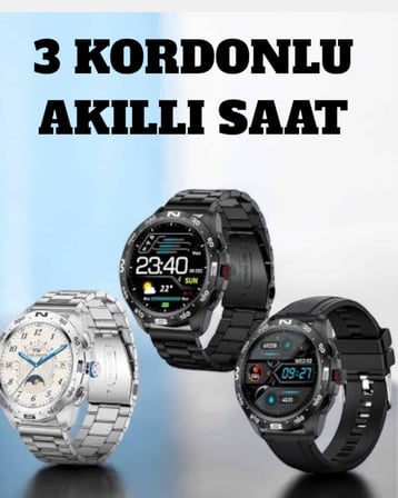 Akıllı Saat Arama Cevaplayan Titreşim Özelliğiyle Bildirim Görebilen
