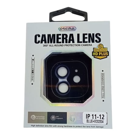 11 / 12 / 12 Mini Uyumlu Safir Kamera Koruyucu Lens Mavi Renk
