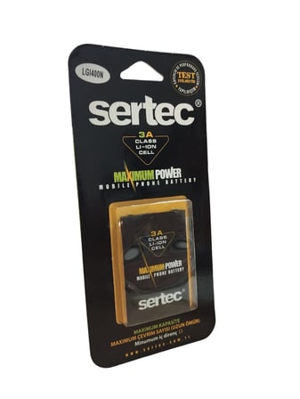 SERTEC  LGGW820 / LGIP400N Uyumlu Batarya