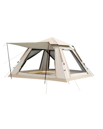 Güneşlikli Kamp Çadırı 240x240x160 cm 6 Kişilik Kolay Kurulum Outdoor