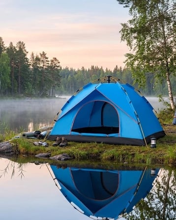 2 3 Kişilik  Kamp Çadırı Su Geçirmez Outdoor Pratik Kurulum