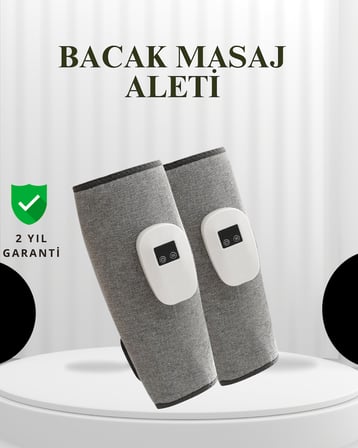 Şarjlı Isıtmalı Baldır Masaj Ai – 3 Hava Basınçlı, Titreşimli ve Akıllı Zamanlayıcılı