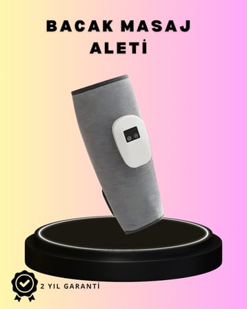 3 Kademeli Hava Basınçlı Isıtmalı Baldır Masaj Ai – Titreşimli ve Kablosuz Kullanım